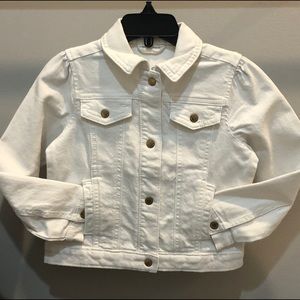 NWT Janie and Jack White Denim  Sz 3-4 toddler